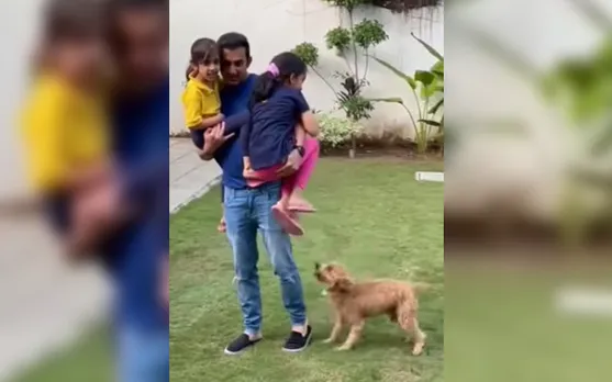 After MS Dhoni's re-launches Oreo Biscuits, Gautam Gambhir calls his dog by the name of Oreo on Instagram, Watch the video
