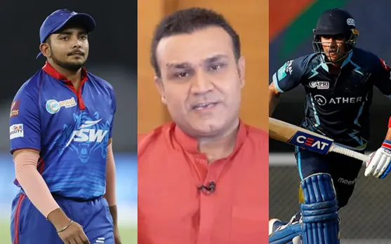 'Learning wo kya hota hai? DP hatana hai toh batao' - Fans troll Prithvi Shaw as Virender Sehwag advises him to learn from Shubman Gill