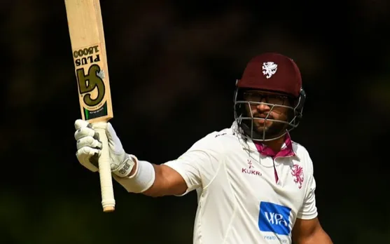 Watch: Imam-ul-Haq hit two sublime drives on his County Cricket debut for Somerset