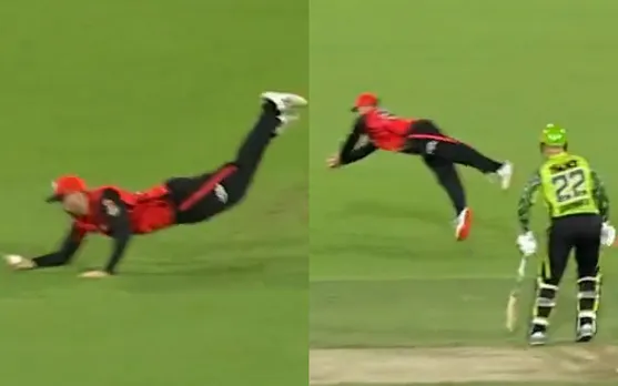Watch: Matthew Critchley’s unbelievable grab stuns Sydney Thunder in BBL12