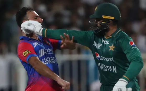 Watch: Asif Ali nearly hits Fareed Ahmed, video goes viral
