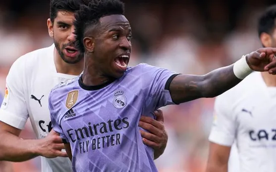 Vinicius Jr faces 'monkey' chants, receives Red card in Real Madrid's turbulent defeat to Valencia