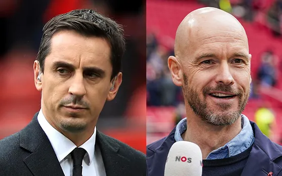 'They were actually disappointed with the fact that they' - Gary Neville drops bombshell revealing a shocking tussle between Manchester United manager Erik ten Hag and his staff