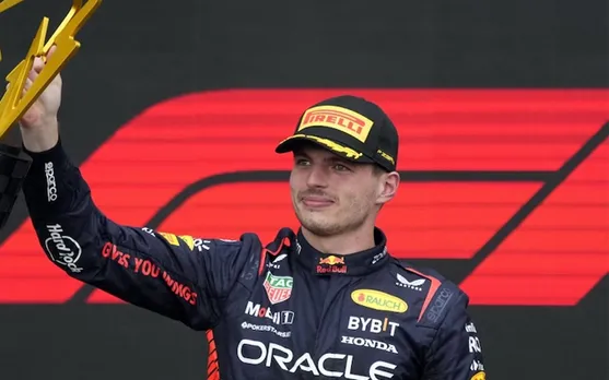 'You are a dirty man' - Max Verstappen's hilarious reply to media leaves Charles Leclerc and Sergio Perez in splits