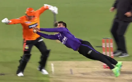 Watch: A flying Shadab Khan pulls off a stunner against Perth Scorchers in BBL 2022/23