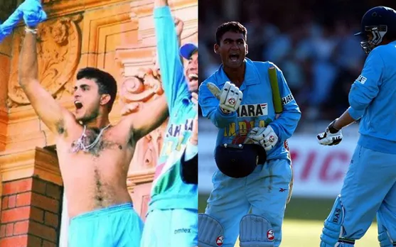 'Dada ka kya kehna'- Fans react as India celebrates 21 years of Sourav Ganguly's iconic celebration at Lord's after winning NatWest trophy