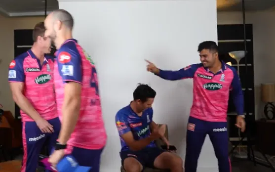Watch: Rajasthan teammates prank Trent Boult ahead of the clash against Lucknow