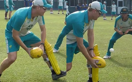 Watch: Australia come up with an ingenious new training drill ahead of the Test series against Sri Lanka