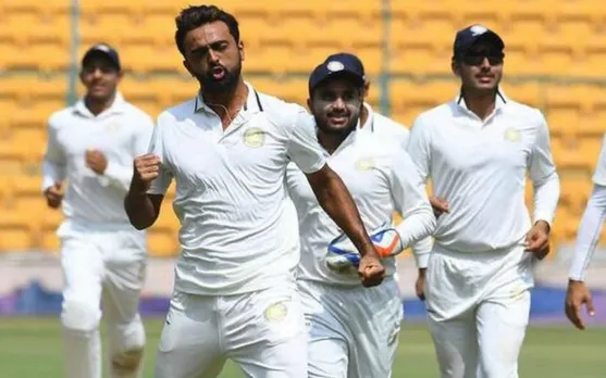 'Bhai aag m**t raha hai aaj'- Twitter can't contain excitement as Jaydev Unadkat takes 5/6 including first over hat-trick against Delhi