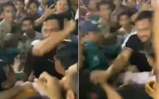 WATCH: Shakib Al Hasan loses temper, beats fan in the crowd with the cap