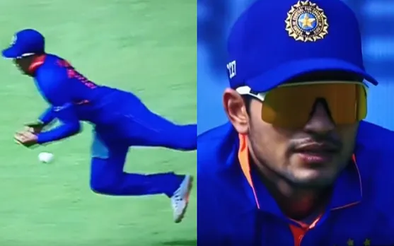 Watch: Shubman Gill caught cussing after dropping a catch during first ODI against Australia
