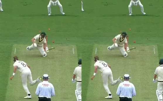 Watch: Marnus Labuschagne's weird dismissal in Hobart Test