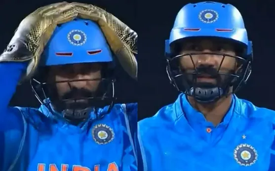 Watch: Fans Chant 'Dhoni, Dhoni' After Dinesh Karthik’s Mistake Vs Netherlands At SCG