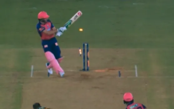 WATCH: Mohammed Shami uproots off stump with a jaffa to dismiss Jos Buttler in match against RR in IPL 2023