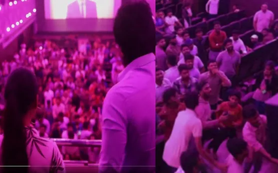 WATCH: Dhoni-Dhoni chants erupt in theatre during LGM movie premier, video goes viral