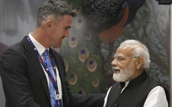 'UK BJP Yuva Morcha ka next head pakka' - Fans react as former England skipper Kevin Pietersen meets India PM Narendra Modi