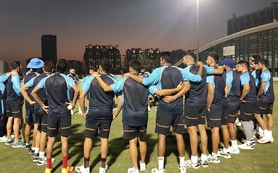 Team India visits Scotland dressing room after massive win