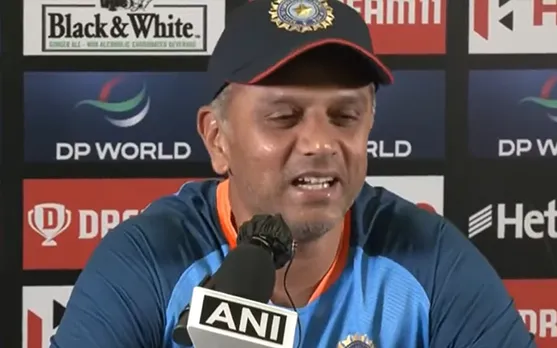 Watch: Rahul Darvid leaves journalists in splits as he tries to describe Pakistan pacers