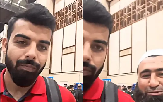 'Gazab beizzati hai yaar' - Fans react hilariously as starstruck old fan forgets the name of Shadab Khan