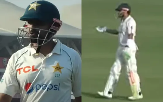 Watch: Babar Azam lashes out at Agha Salman after getting run-out against England in Karachi