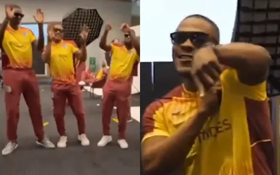 Watch: West Indies players continue the “Kala Chasma” trend, Video goes viral