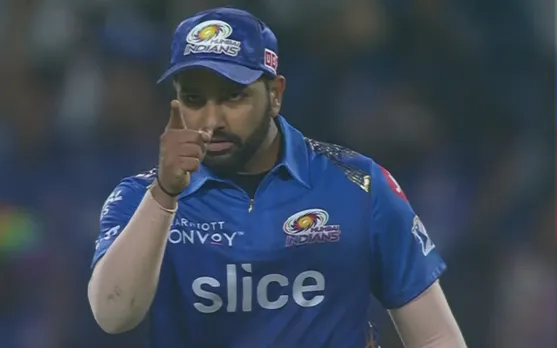 Watch: Rohit Sharma loses his cool after Pat Cummins' blazing fifty destroys Mumbai