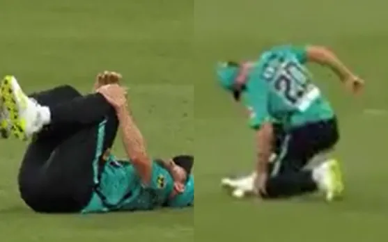 Watch: Michael Neser makes a mess of an easy stop during BBL clash, ends up coping a blow