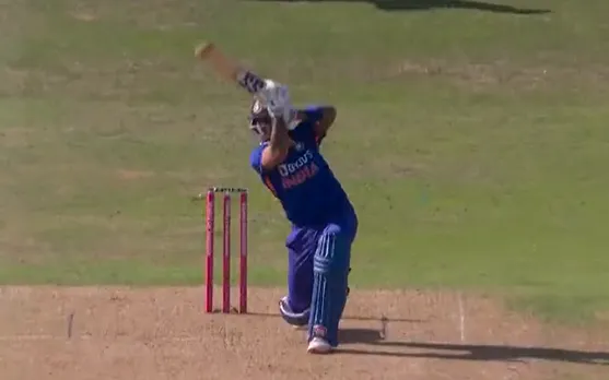 Watch: Suryakumar Yadav hits an unbelievable shot in the 3rd T20I against England