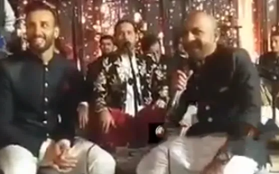 WATCH: Sarfaraz Ahmed surprises everyone as he sings at Shan Masood's wedding