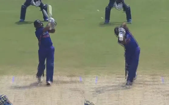 WATCH: Rohit Sharma sends Kasun Rajitha for consecutive sixes with two mesmerizing shots