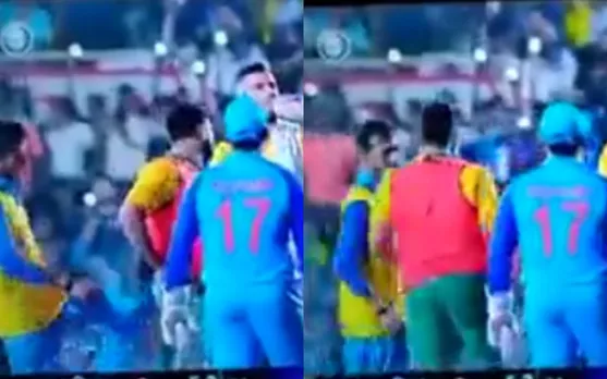 Watch: Yuzvendra Chahal kicks South Africa player during forced break, video goes viral