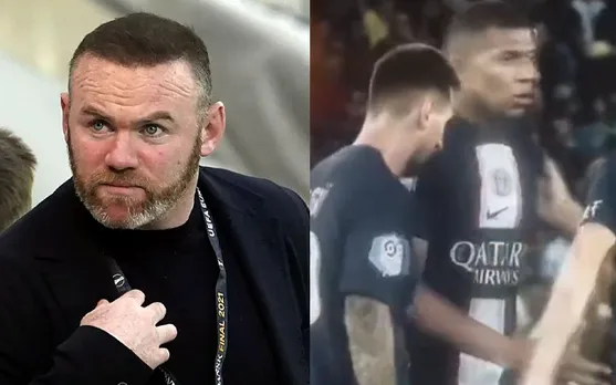 Wayne Rooney slams Kylian Mbappe for shoving Lionel Messi