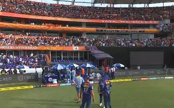 'Coins nhi le jaane diye the...ye nut bolt Kahan se le aaye' - Fans react as Hyderabad crowd throw nuts and bolts to LSG dugout during SRH vs LSG clash