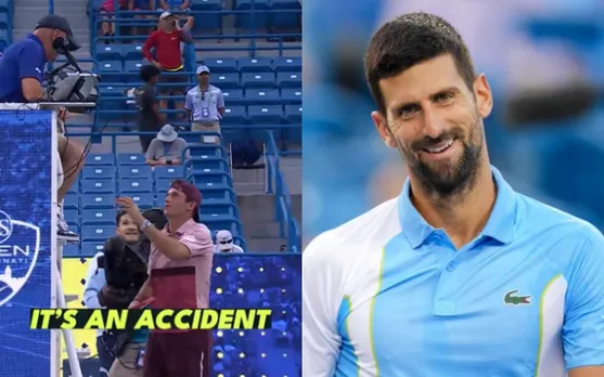 'If it was Djokovic, umpire would probably fall on the ground' - Fans react as chair umpire forgives Tommy Paul for sccidentally hitting him in Cincinnati Open