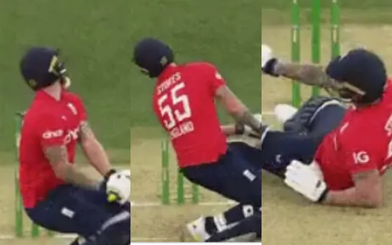 Watch: Ben Stokes Gets A Taste Of Chin Music During The First T20I Against Australia