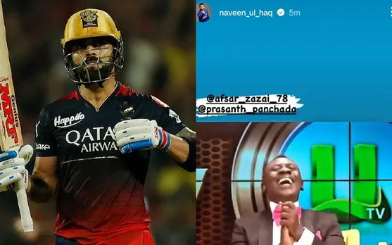 'Beta itna mat uchal, utna he zor se neeche girega' - Fans react to cryptic story posted by Naveen Ul-Haq after RCB's elimination from the IPL