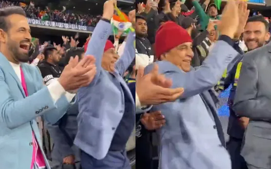 Watch: Sunil Gavaskar Jumps In The Air In An Epic Celebration After India Win A Thriller Against Pakistan