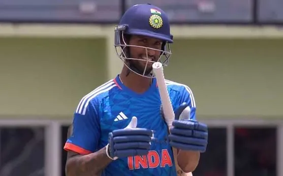 'Emotional krke odi me bhi ayega' - Fans react as Tilak Varma dedicates his half-century celebration in 2nd T20I to Rohit Sharma’s daughter