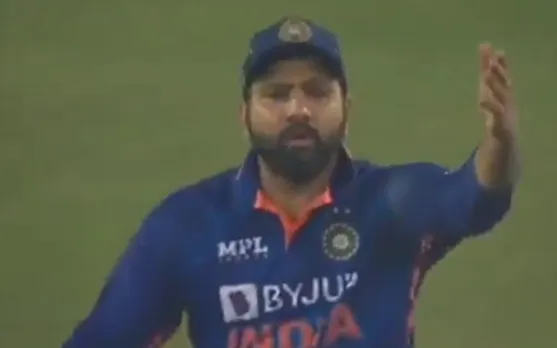 Watch: Rohit Sharma abuses Washington Sundar on the field for not attempting a catch in the first ODI against Bangladesh