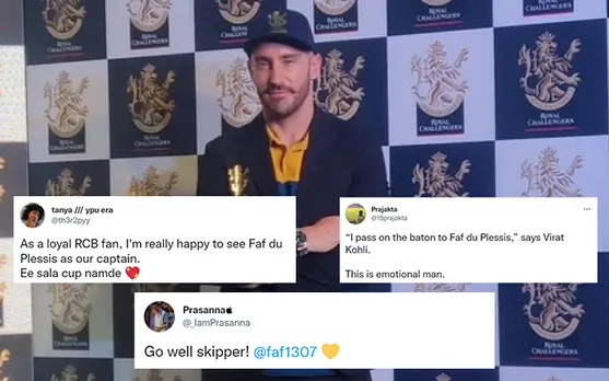 'Go well skipper'- Best tweets on Faf du Plessis' appointment as Bangalore captain