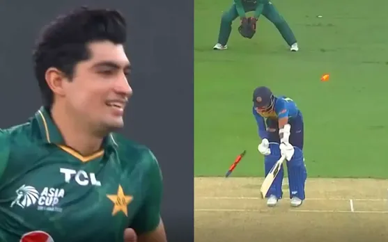Watch: Naseem Shah rips apart Kusal Mendis' stumps with an absolute beauty