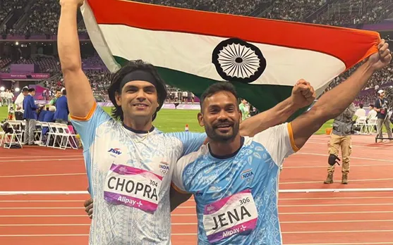 'Saare medals humare hai' - Fans react as India wins both Gold and Silver medal in Men's Javelin throw at Asian Games 2022