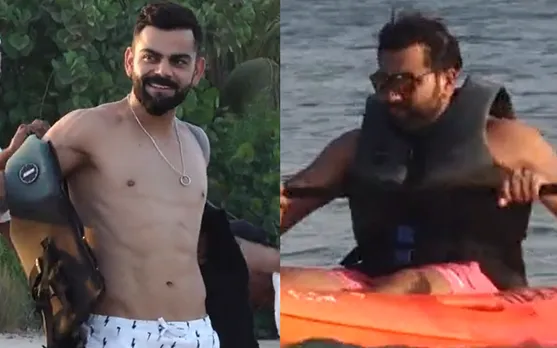 Watch: India cricketers engage in surfing and play volleyball