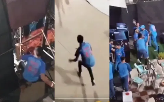 Watch- Crazy Fan Jumps From The Second Tier Of Holkar Stadium To Take A Selfie With Rohit Sharma