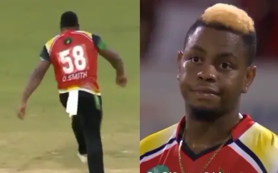 Shocking! Odean Smith kicks away the ball and costs his side two runs in CPL 2022