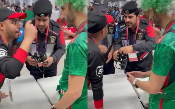 Watch: Mexico Fan gets caught while attempting to sneak Alcohol into FIFA World Cup 2022 Stadium in Binoculars