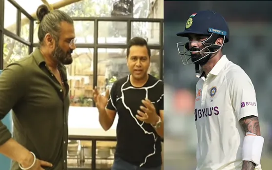 'Is hisaab se to KL Rahul jeeja hua' - Fans brutally troll Aakash Chopra as he calls Suniel Shetty as 'father-like' figure