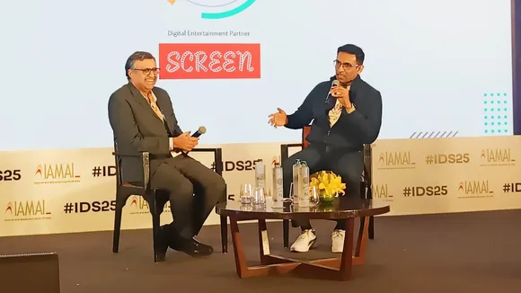 Ashish Pherwani and Kiran Mani at India Digital Summit 2025 in New Delhi on January 16, 2025.