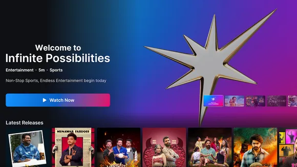 JioHotstar home page
