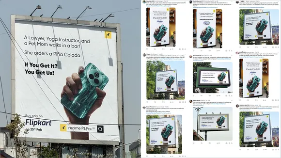 Realme-Flipkart billboards